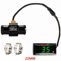 NORXI - Original Motorcycle KOSO Water Temperature Mini Meter for XMAX250 300 NMAX CB 400 CB500X Sensor Thermomete Temp Gauges Scooter Racing