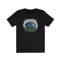 Street Painting Seattle #Seahawks Football T-Shirt