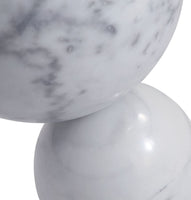 Pénélope Side Table - White Marble