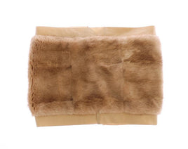 Dolce & Gabbana Beige MINK Fur Scarf Foulard Neck Wrap - One Size