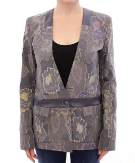 Roberto Fragata Blazer in cotone a fiori multicolore in seta - IT40-S