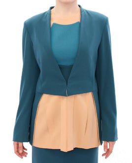 Giacca blazer blu stretch CO-TE - Taglia IT42-M