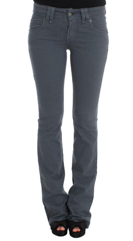 Jeans bootcut slim fit in cotone blu Galliano - Taglia W30