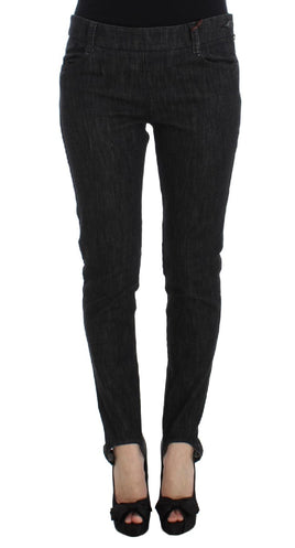 Jeans denim Ermanno Scervino blu in cotone aderente - Taglia IT44-L