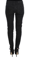 Jeans denim Ermanno Scervino blu in cotone aderente - Taglia IT44-L