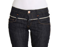 Jeans dritto jeans ACHT con fondo in cotone blu - Taglia W26