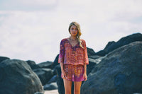 AKOSEE - Original Beachlyd Beach Cover Up in Pink Mosaic