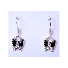 Silver Earrings 925 Rhodium - Butterfly