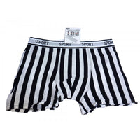 Boxer man in black and white stripes - Juventus - Size L/XL