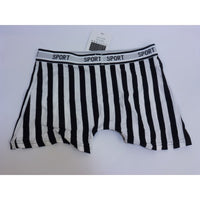 Boxer man in black and white stripes - Juventus - Size L/XL