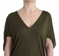 GALLIANO - ORIGINAL GREEN SHORT SLEEVED TOP - SIZE XS