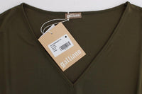 GALLIANO - ORIGINAL GREEN SHORT SLEEVED TOP - SIZE XS