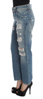 Jeans corti Fit Boy in cotone lavato blu Galliano - Taglia W26