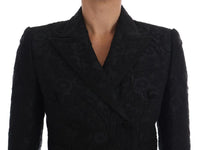 Giacca con blazer in broccato nero Dolce & Gabbana -42 m