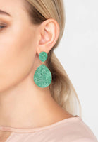 MONTE CARLO - Original Earrings Gold Emerald Zircon