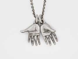 Original Hands Pendant in Sterling Silver