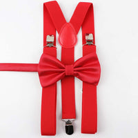 Nice Suspenders Bowtie Sets Mens Women Boys Girls Baby Kids Party Wedding Y-Back Shirt Braces Butterfly Belt Bow Tie Pants Jeans