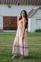 LIVING FREE BEAUTY - Original Boho Chic Floral Maxi Dress