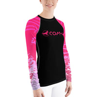 FIND YOUR COAST APPAREL - Original Women's Double Victory Sleeve Performance Rash Guard UPF 40+