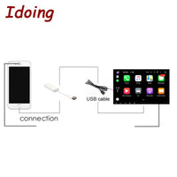 IDOING - Original Carplay USB Dongle for Android Car Navigation GPS With Smart Link Supports iOS Phones