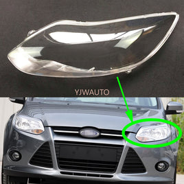 YJWAUTO - Original Headlamp Cover for Ford Focus 2012 2013 Headlight Lens Car Glass Head Lamp Replacement Auto Shell Projector Lens