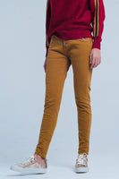 MUSTARD - Original Skinny Pants With Sequins and Buttons