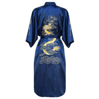 DIDUQIPAO - Original Luxury Kimono Bathrobe Gown Home Clothing Oversize 3XL Men Embroidery Chinese Dragon Robe  Male Sleepwear Loose Nightwear