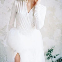 Original Ivory Maxi Tulle Dress  #1066