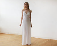 BLUSHFASHION - Original Round Neckline Bridal Lace Dress #1147