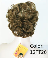 StrongBeauty Short Curly Clip in Claw Ponytail Hair Extension Synthetic Hairpiece 80g With a Jaw/Claw Clip