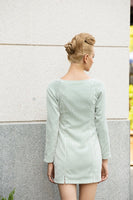 LAGEROSE - Original In the Mood to Chill Suit Dress in Pastel Green