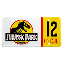 Jurassic Park Dennis Nedry number plate replica