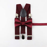 Nice Suspenders Bowtie Sets Mens Women Boys Girls Baby Kids Party Wedding Y-Back Shirt Braces Butterfly Belt Bow Tie Pants Jeans