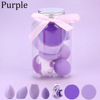 Makeup Sponge Set Soft Water Drop Blending Cosmetic Puff Face Liquid Foundation Cream Concealer Gourd Sponge