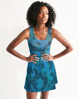 FIND YOUR COAST APPAREL - Original Women's Ocean Camo Casual Racerback Dress