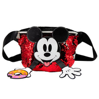Disney Mickey Donut sequins belt puch