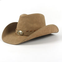 9 Style Women Men Western Cowboy Hat for Dad Gentleman Lady Ombrero Hombre Jazz Caps