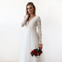 BLUSHFASHION - Original Curvy Ivory Wedding Dress #1125