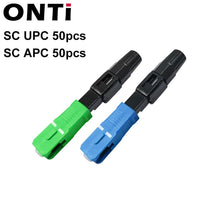 ONTi FTTH Embedded Fiber Optic Fast Connector SC APC Single Mode Fiber Optic Adapter SC UPC Cold Connection Quick Field Assembly