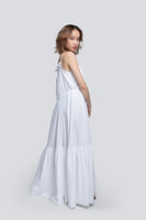 AKOSEE - Original Mae Parachute Maxi Dress in White