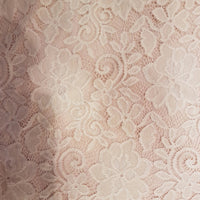 BLUSHFASHION - Original Curvy  Boho Lace Dress, Pink Blush Lace Wrap Dress #1124