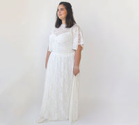 BLUSHFASHION - Original Curvy Bridal Lace Top, Bridal Wear #2059