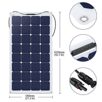 ACOPOWER 220Watts Flexible Solar RV Kit,  20A PWM Charge Controller