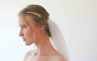 BLUSHFASHION - Original Goddess Crown Headpiece Veil  #4030