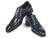 Paul Parkman Men's Plain Toe Oxfords Navy (ID#5523-NVY)