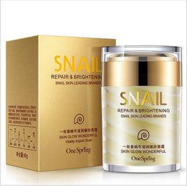 BRAND Fresh and Moisturizing Snail Skin Cream Makeup Face Care Whitening Compact Foundation Concealer Prevent Bask Skin Care