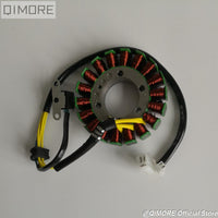 QIMORE OFFICIAL STORE - Original 104mm Magneto Stator With Pickup for Scooter Majesty YP250 Linhai VOG 250 257 260 300 LH170MM AEOLUS BMS 260 Diamo 257