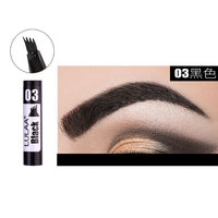 HZBCLY BEAUTIFUL LIFE STORE - 10 Pcs Four Claws Eyebrow Pencil Durable Waterproof Natural Black Brown Grey Liquid Eyebrow Pencil Long-Lasting Eyebrow Pen