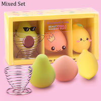 Makeup Sponge Set Soft Water Drop Blending Cosmetic Puff Face Liquid Foundation Cream Concealer Gourd Sponge