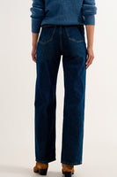 Q2 - Original Relaxed Mom Fit Jeans in Mid Wash Blue